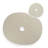 Glasuntersetzer Leder hellbeige ivory online kaufen
