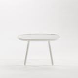 Couchtisch oval weiß Design