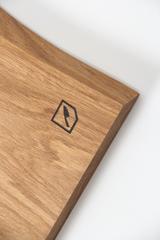 Schneidebrett Design Eichenholz rustikal