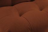 Großer Sofa Pouf NOT-A-SOFA mit modularem Aufbau in braun für Sitzecke, Hotel-Loungebereich und Wartebereich