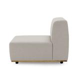 Polstersessel beige Lounge-Sessel Wohnzimmer