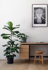 Schreibtisch mit 3 Schubladen minimalistisches Design edel