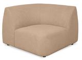 4er Ecksofa ROUND - skandinavischer Stil für Wartezimmer, Hotel- Lounge und Wohnzimmer mit Chaiselongue