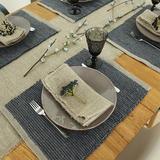 Tischsets Leinen blau Design