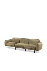 3-Sitzer Modulsofa BEAN im eleganten skandinavischen Design für Loungebereich, Büro und Wohnzimmer