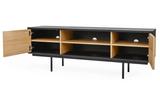 TV-Unterschrank Fernseher modern Holz schwarz kaufen