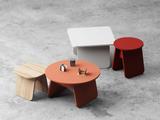 Skandinavischer Holz-Beistelltisch modern