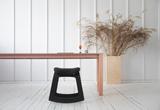 Hocker schwarz Design Arbeitszimmer