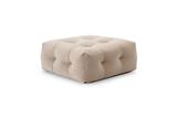 Skandinavisch designter Sofa Pouf NOT-A-SOFA in beige - Modularer Sofahocker für Loungebereich, Sitzecke und Wohnzimmer