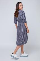 Gestreiftes Blusenkleid