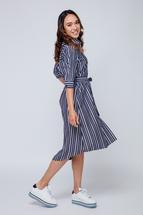 Gestreiftes Blusenkleid