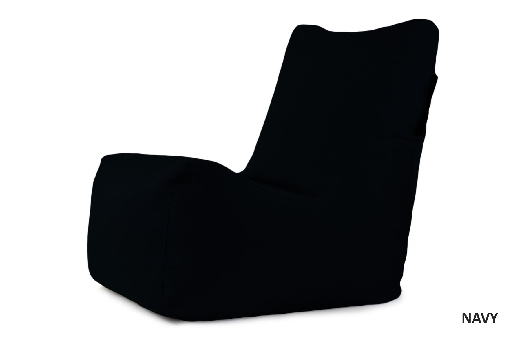 Sitzsack dunkelblau Wohnzimmer