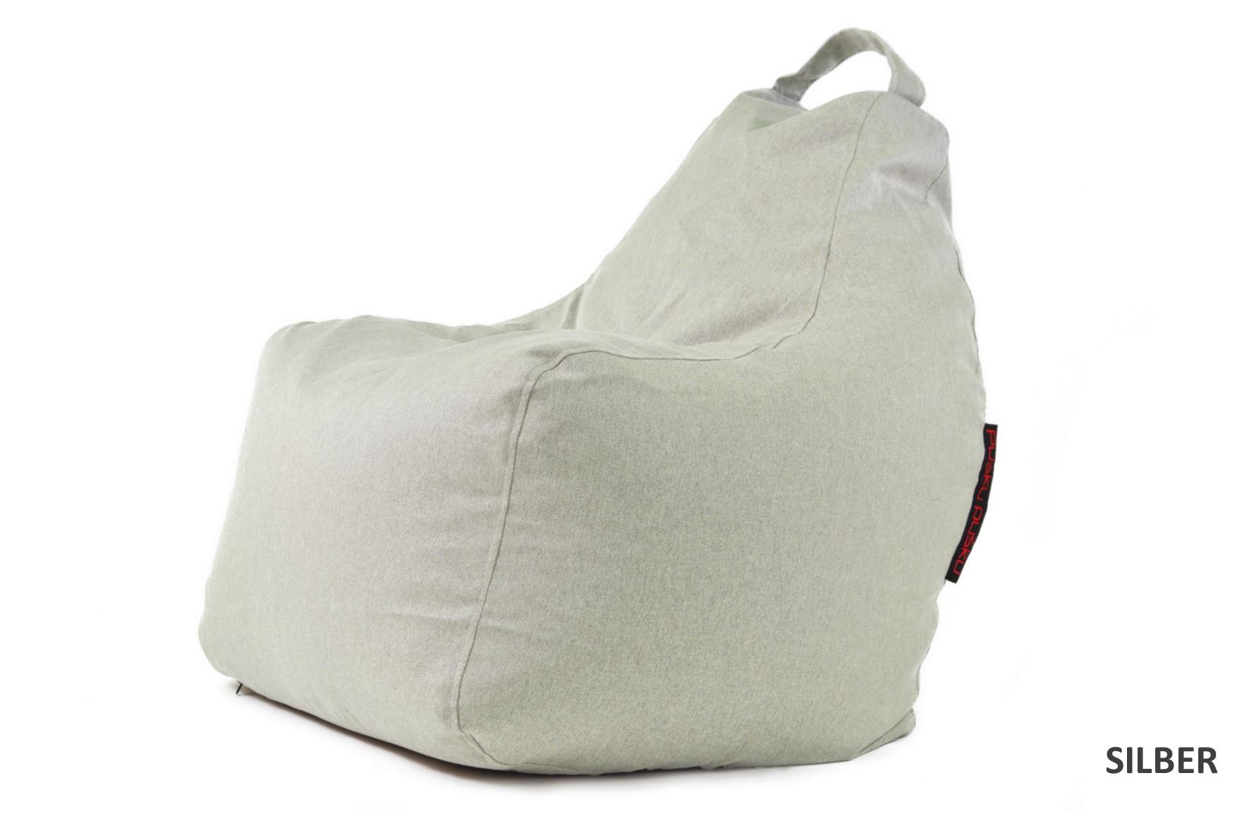 Sitzsack Wohnzimmer silber günstig kaufen
