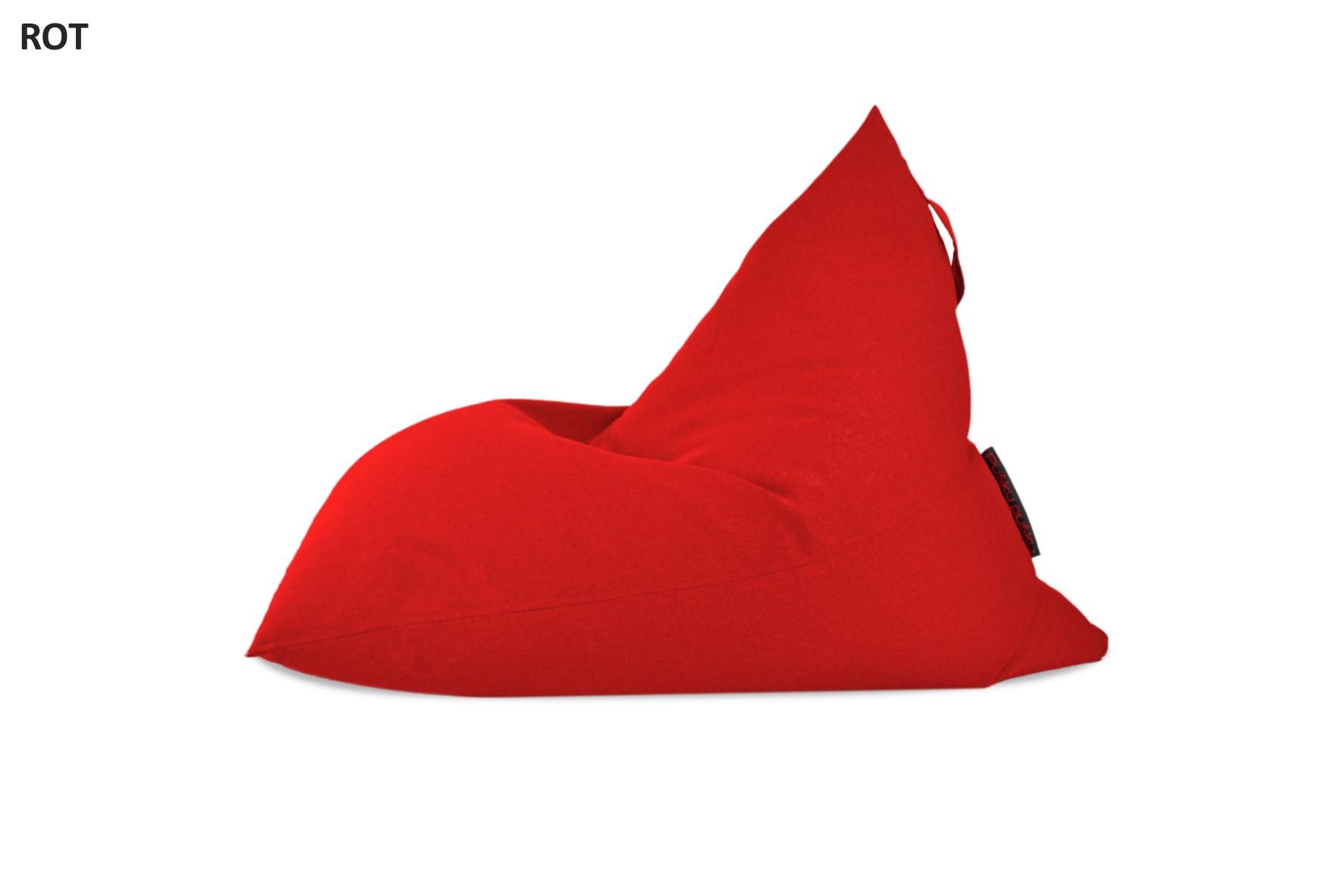 Boden Sitzkissen groß rot