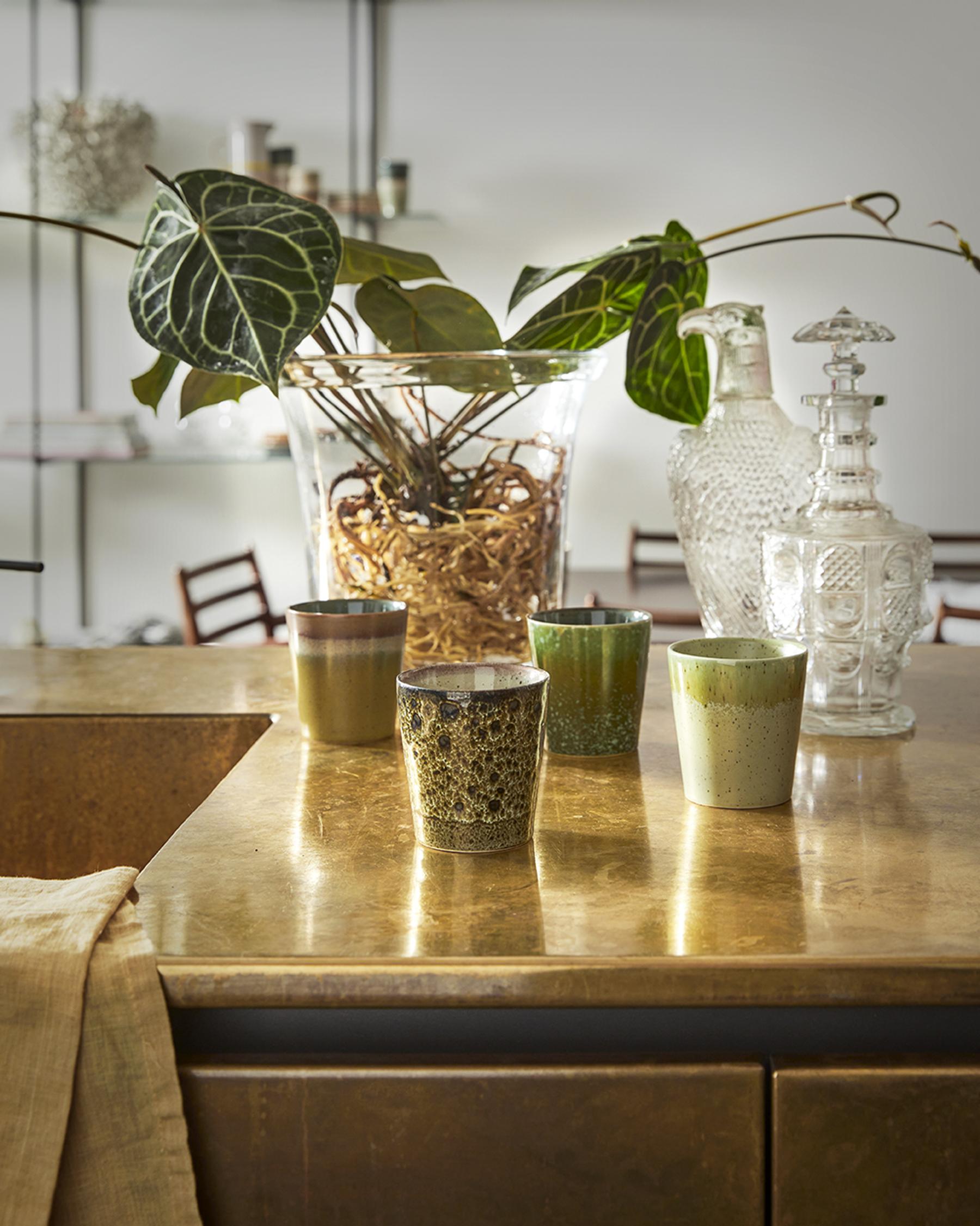 HK Living ceramic 70´s Becher – tujuh Schöne Dinge