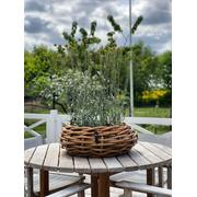 A2 Living Rattan Pflanzkorb – Natürliche Eleganz für dein Zuhause Maxi Ø 37 cm