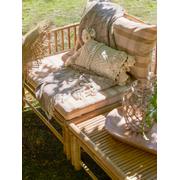 Ghina Decke, Natur, Recycelte Baumwolle