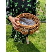 A2 Living Rattan Pflanzkorb – Natürliche Eleganz für dein Zuhause Mini Ø 23 cm