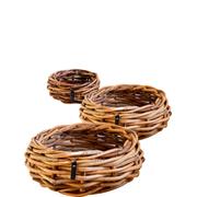 A2 Living Rattan Pflanzkorb – Natürliche Eleganz für dein Zuhause Maxi Ø 37 cm