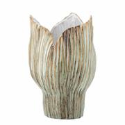 Mahira Vase, Grün, Steingut