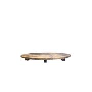 Dekoteller aus Holz I WOODPLATE - ø 40 I BGreen 