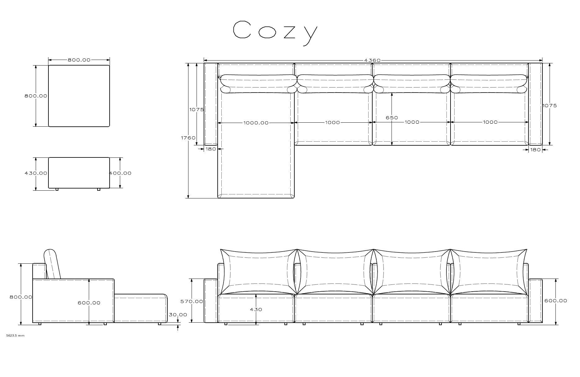 Modulsofa COZY