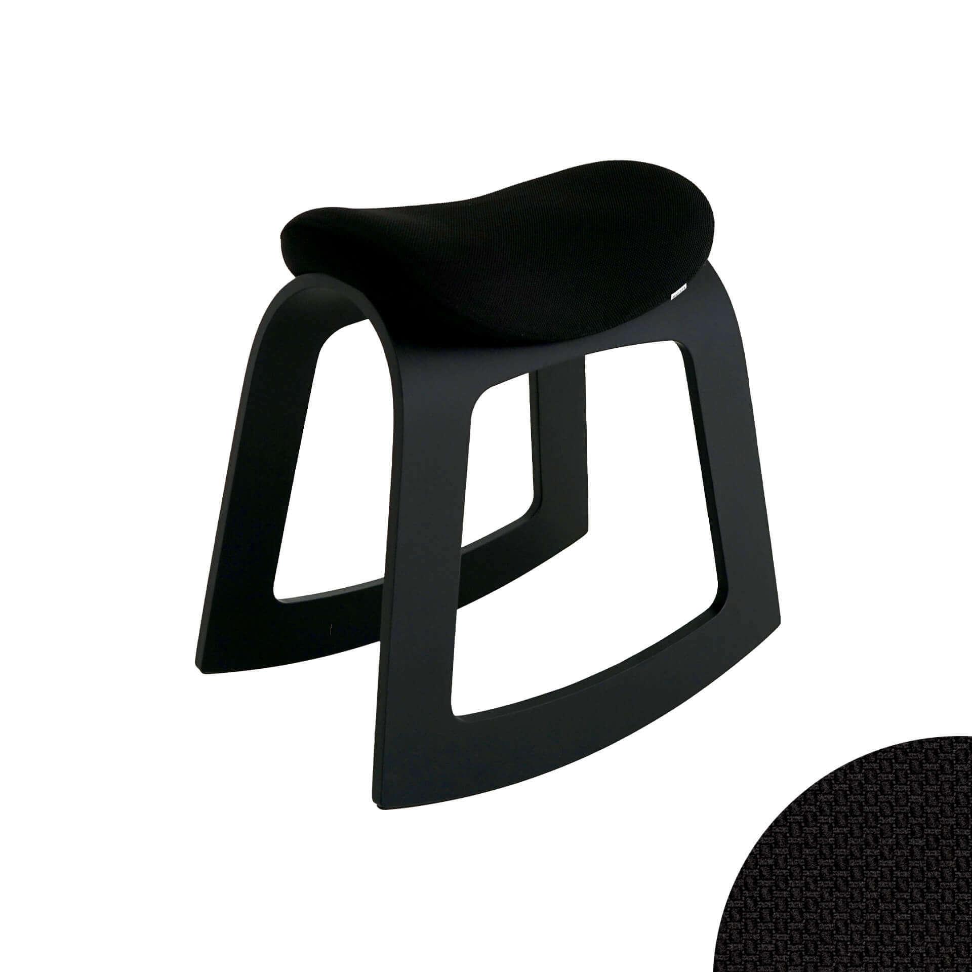 Hocker Muista ergonomisch in schwarz