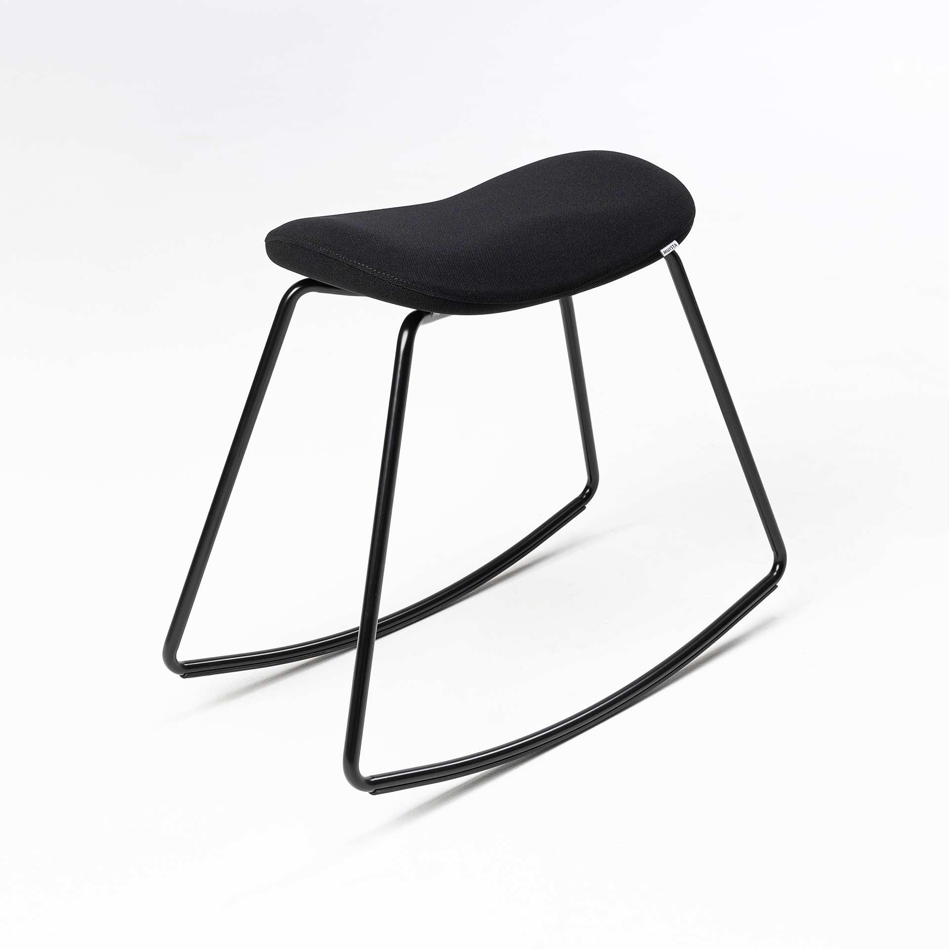Design Bürohocker schwarz
