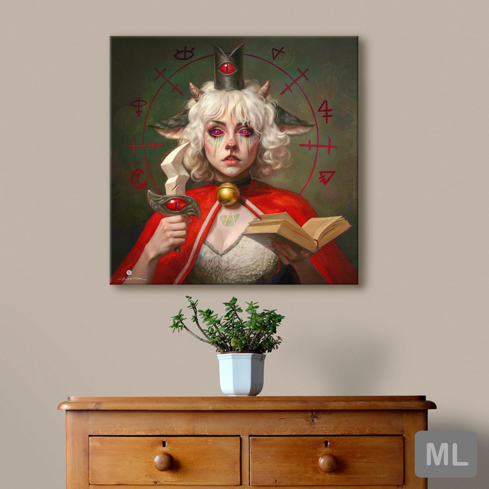 Lamberta Square Canvas Print