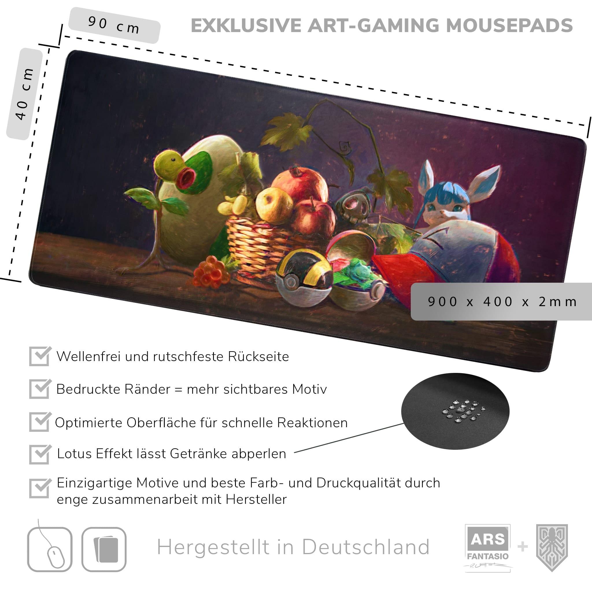 Pokemon / 4 Jahreszeiten - Gaming Mousepad
