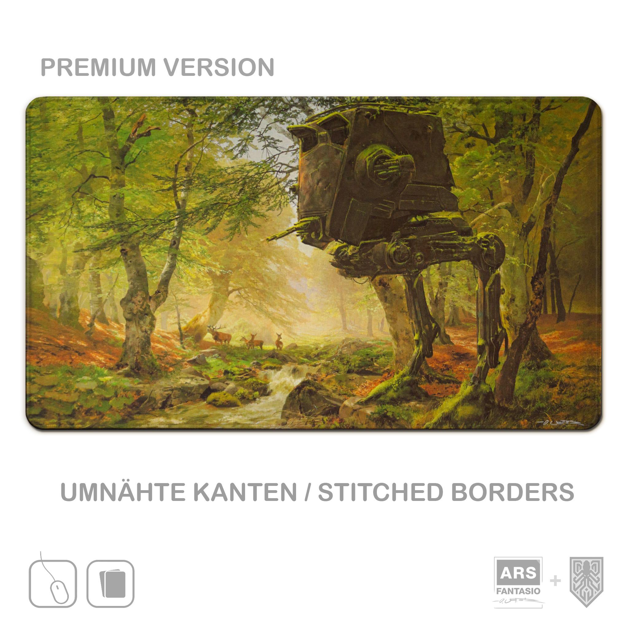 Abandoned Walker in the Forest - TCG Playmat