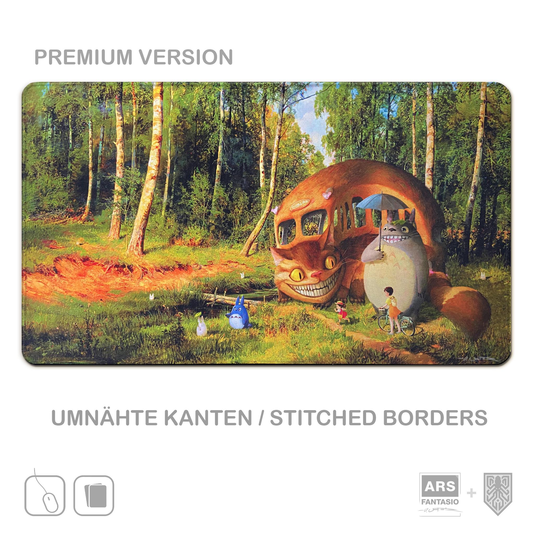 Catbus & Friends in the Birchforest - TCG Playmat