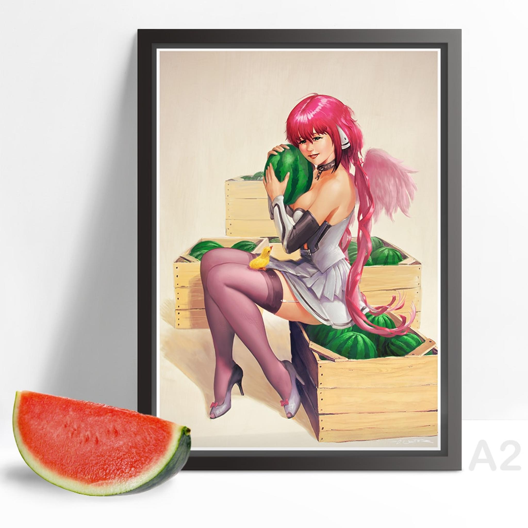 Melon Love A2 gerahmt