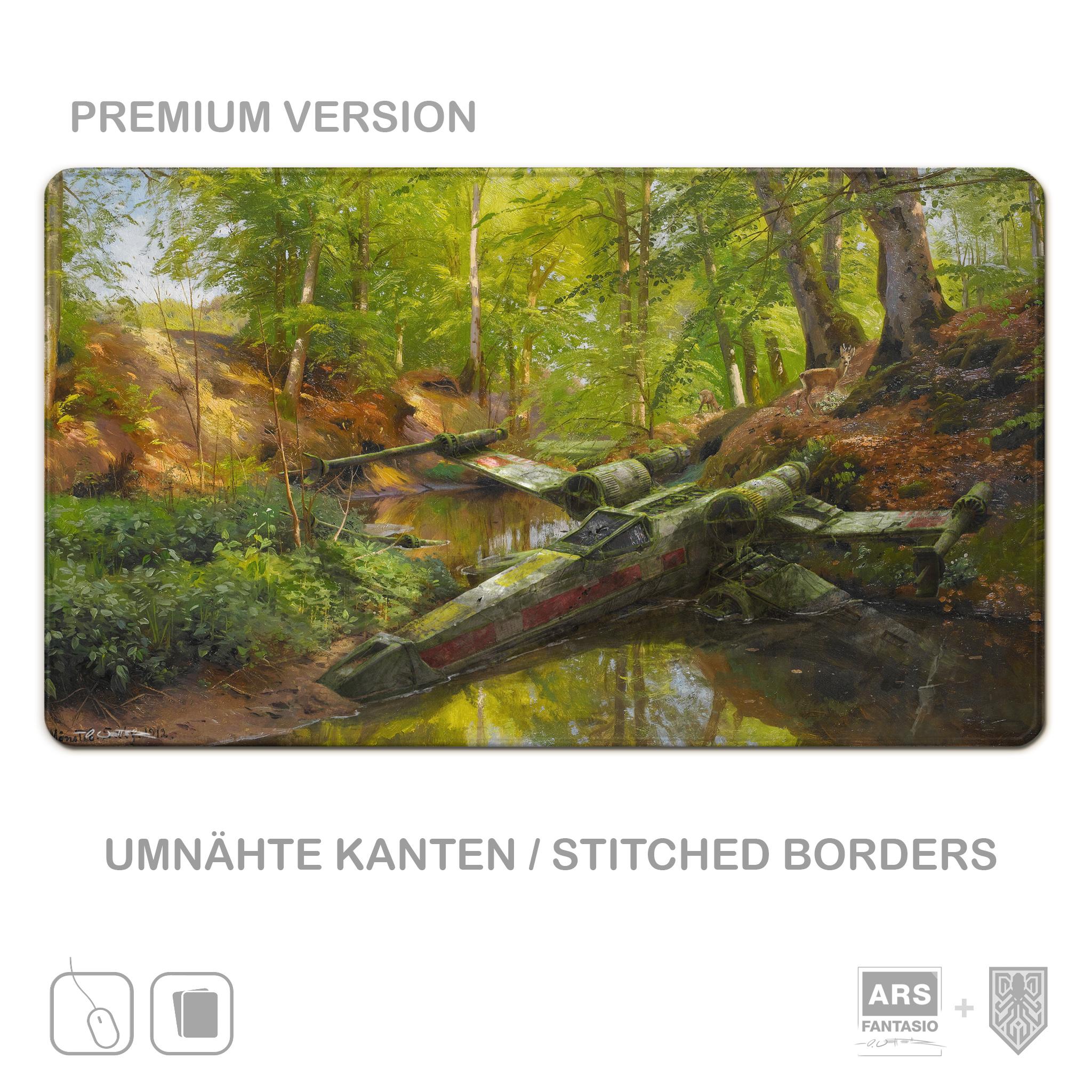 X-Wing beneath the Trees - TCG Playmat