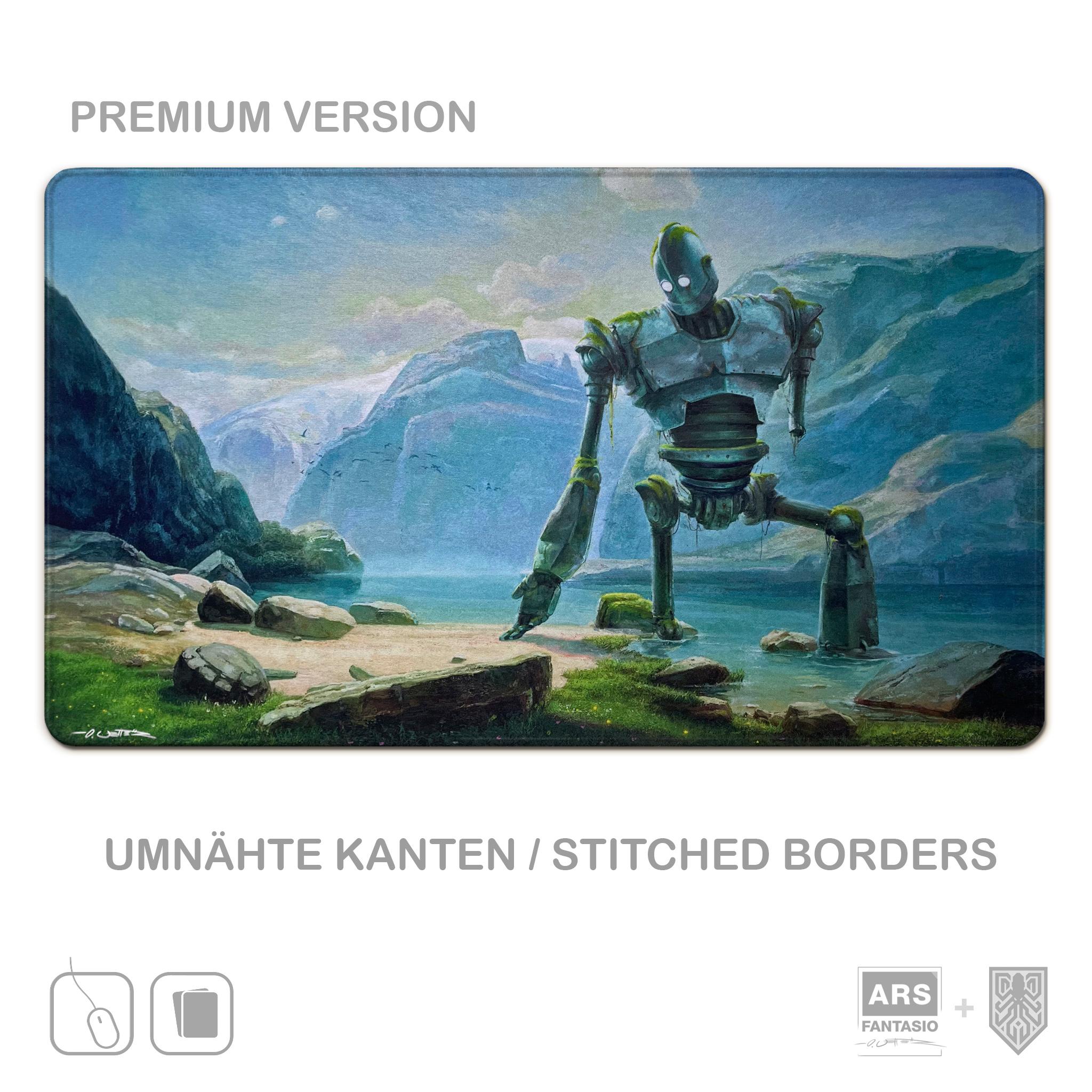 Iron Giant at Lake - TCG Playmat
