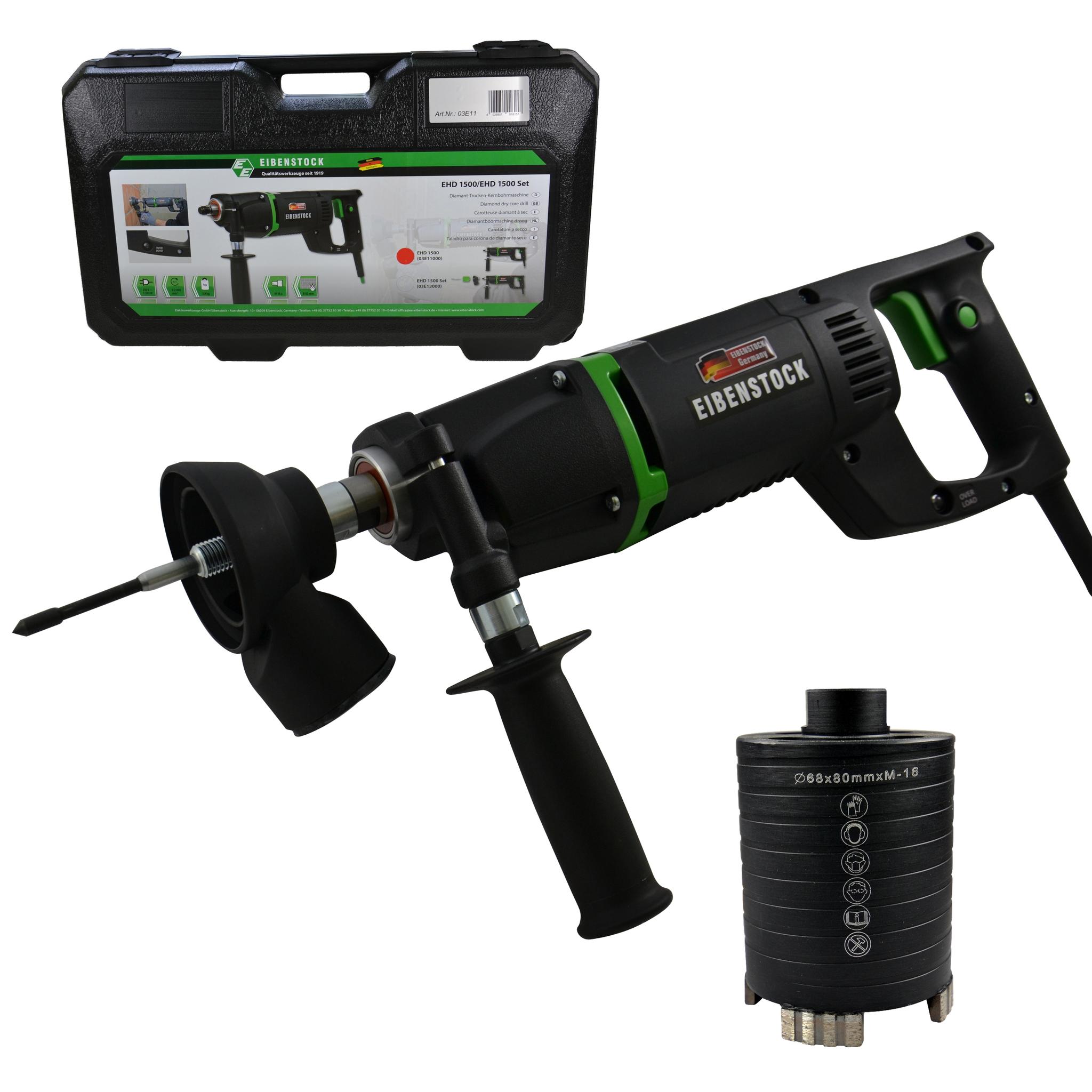 Eibenstock Diamant-Trocken-Kernbohrmaschine EHD 1500 Set mit Bohrkrone und Staubabsaugung günstig kaufen Eibenstock Diamant-Trocken-Kernbohrmaschine EHD 1500 Set mit Bohrkrone und Staubabsaugung günstig kaufen