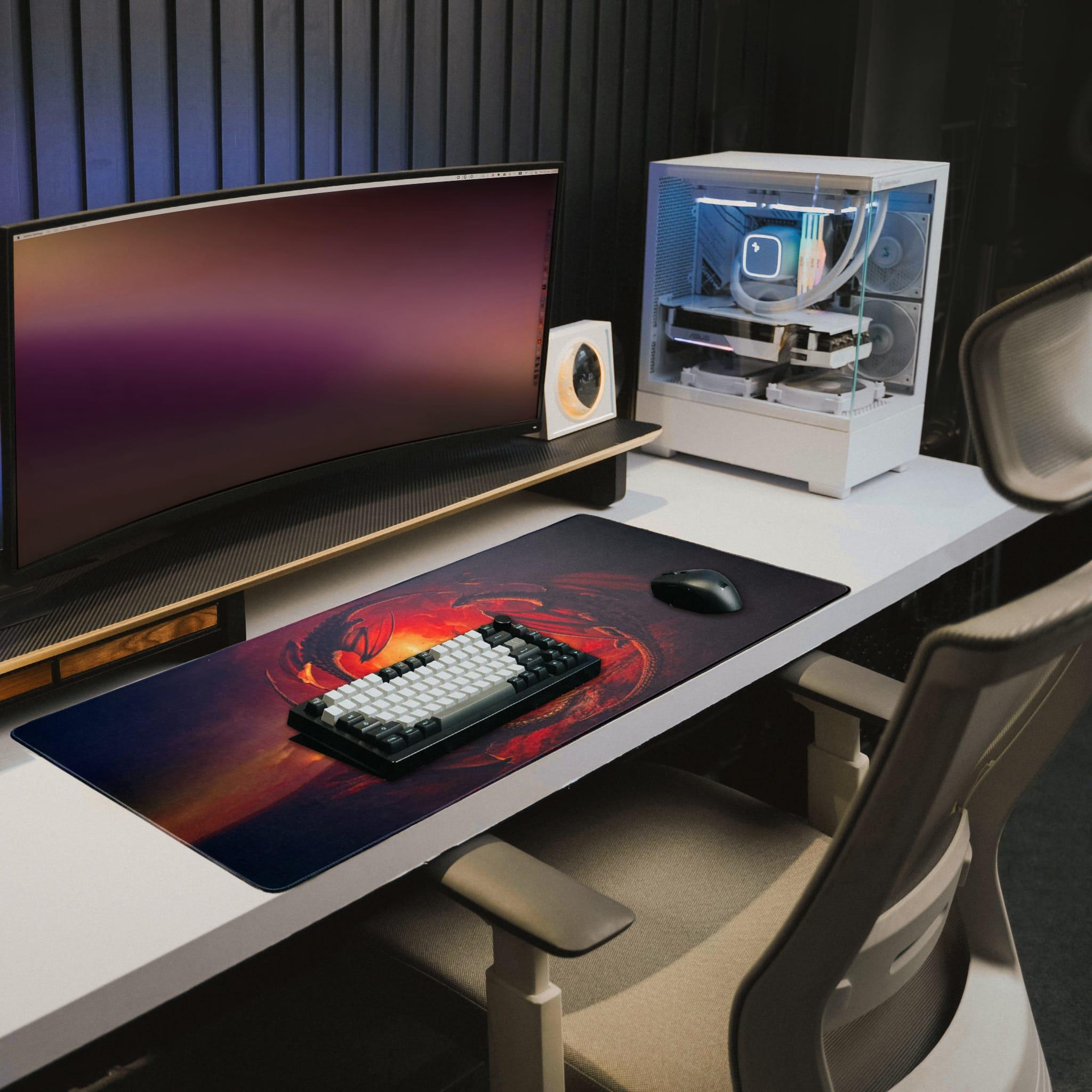 Drachen am Vesuv - Gaming Mousepad