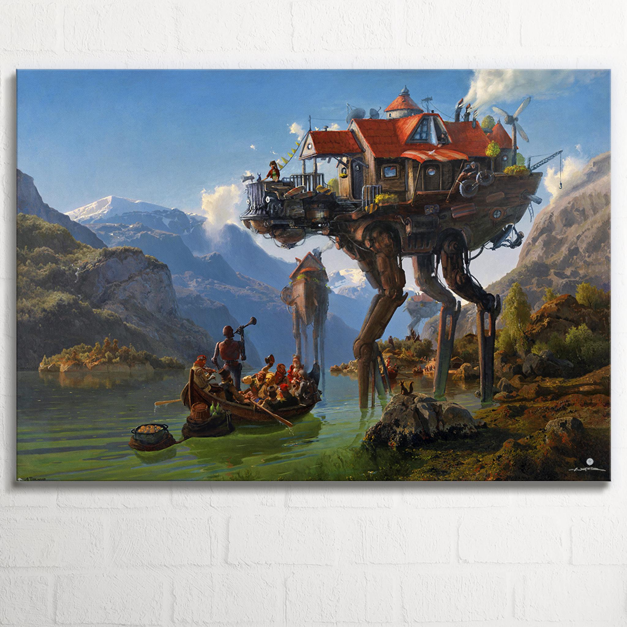 Läufer der Apokalypse - 1 Panel Canvas L