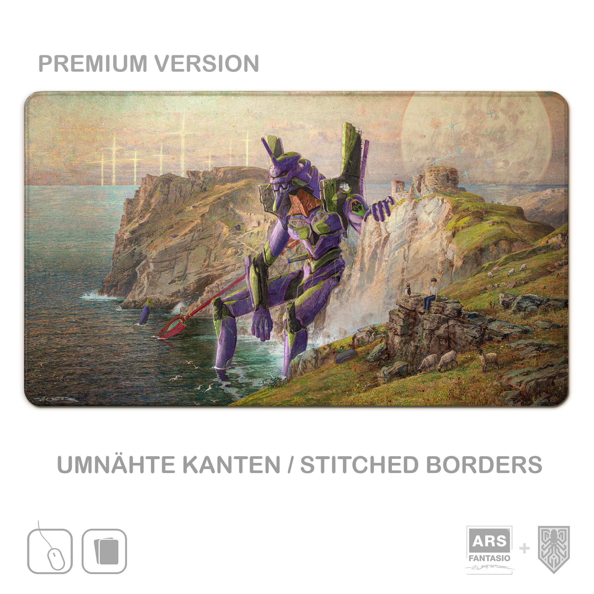 Eva 01 at Rocky Coast - TCG Playmat