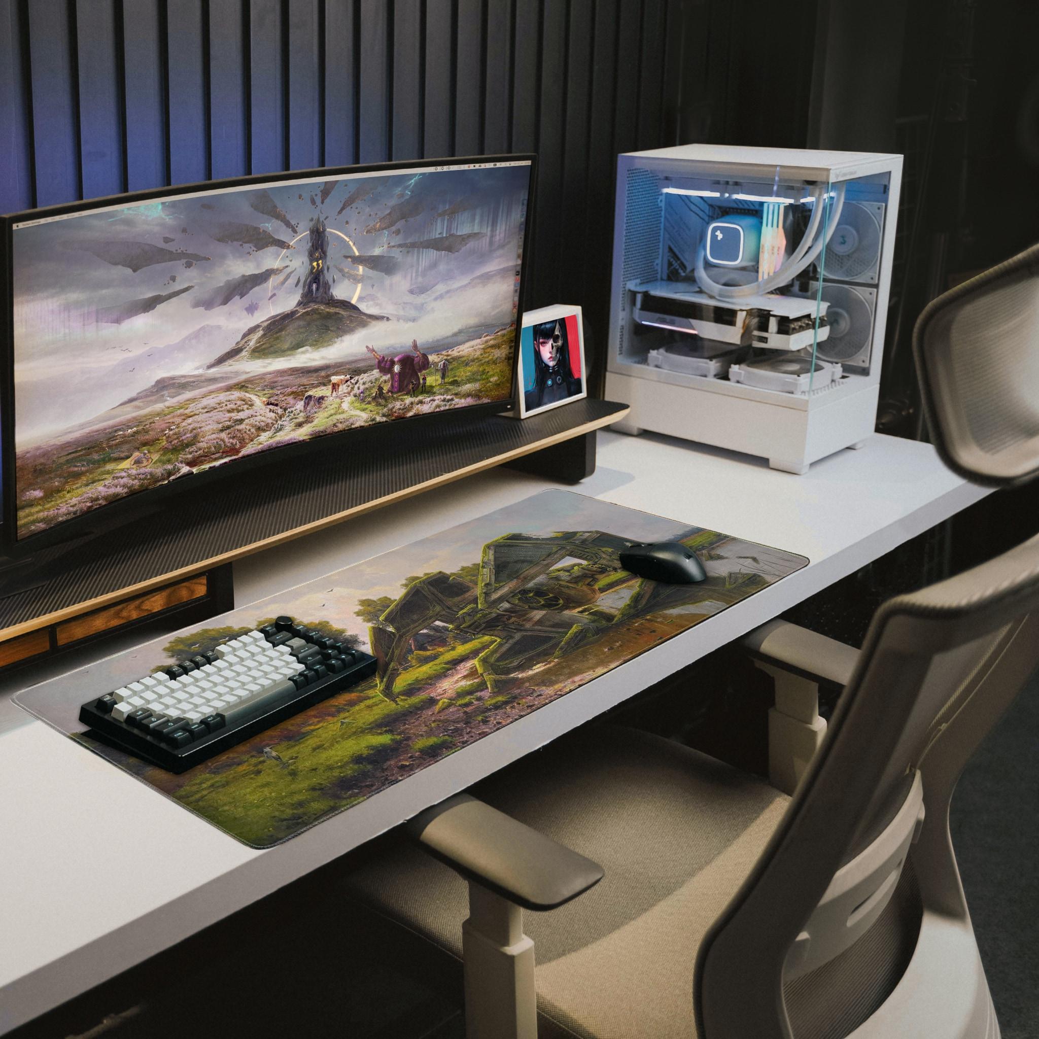 Heron and Interceptor - Gaming Mousepad