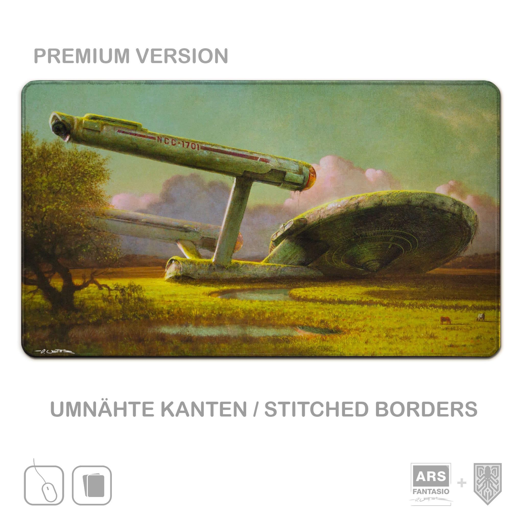 Forgotten Spaceship at the Meadow - TCG Playmat