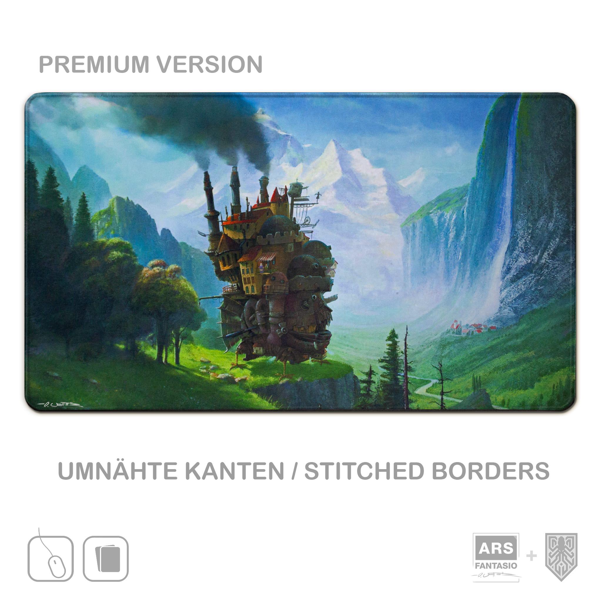 Castle at Staubbach Falls - TCG Playmat