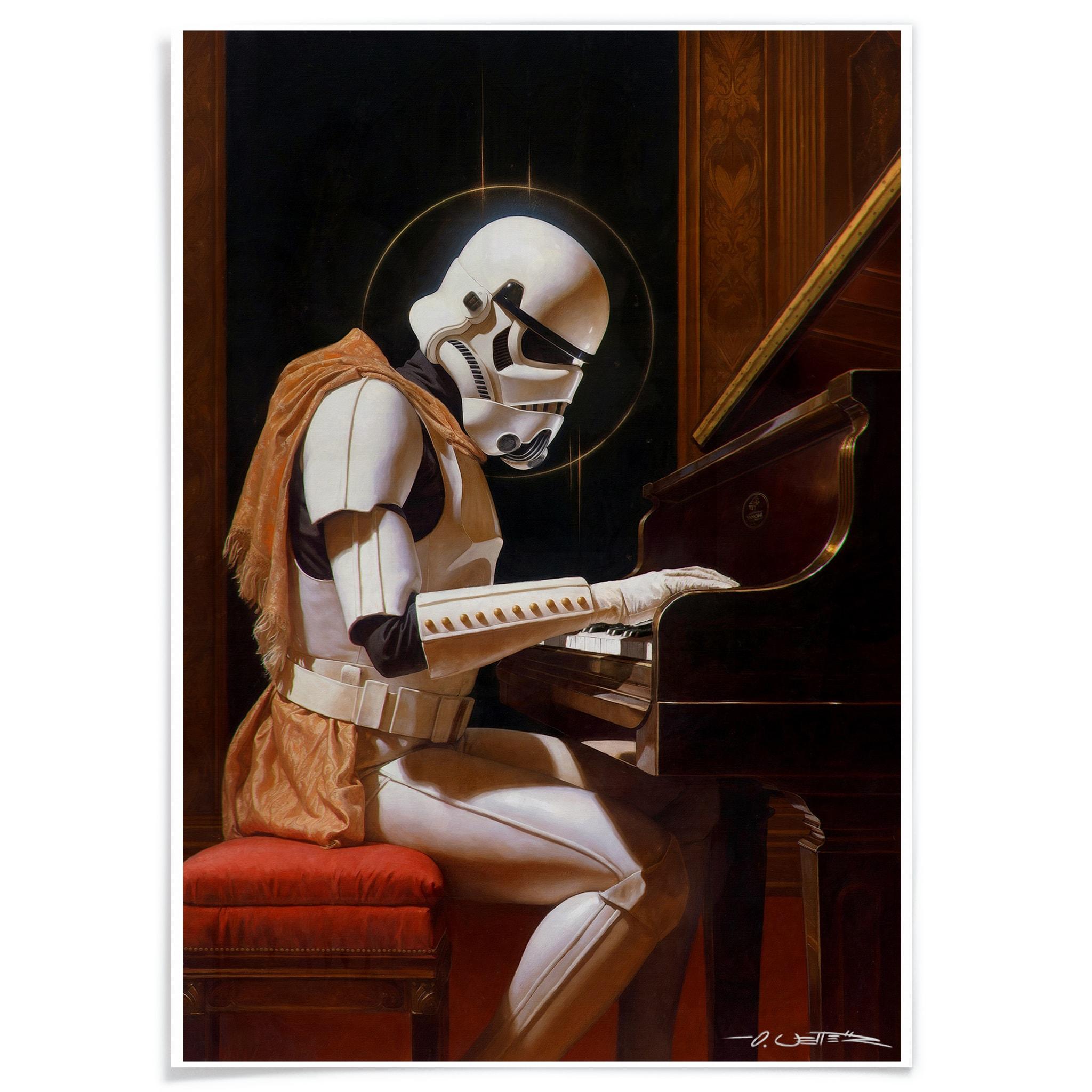 Stormtrooper Playing the Piano - Print
