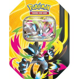 Pokémon Tin 132 Mega-Zeraora | voraussichtlich lieferbar ab 28.08.26 | Artikelnummer: 0196214141865