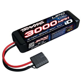 LiPo Power Cell 3000mAh 7,4V 2s 20C TRAXXAS mit iD-Stecker (L155xH25xB45mm) |  | Artikelnummer: trx2827x