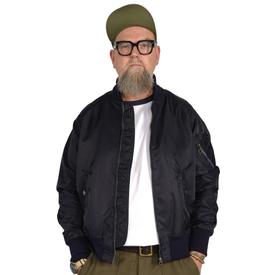MA2 Bomber Jacket |  Twill Aviator | Size Large | Navy | Artikelnummer: 8527-2451-0780