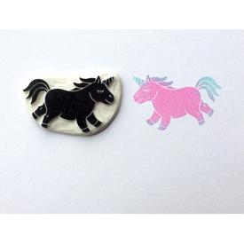 handgeschnitzter Stempel  Einhorn Unicorn  |  | Artikelnummer: 115318511