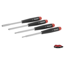 RC4WD 4pc Precision Metric Hex/Nut Driver Set | z.b. für : RC4WD Felgen Z-W0327 | Artikelnummer: Z-F0030