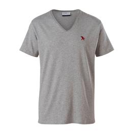 T-Shirt Black Falcon | Farbe: hellgrau / 100% ringesponnene Baumwolle | Artikelnummer: TS-4002-19-F-1181-S