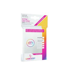 MATTE Scythe/Lost Cities Sleeves 72 x 112 mm Clear | Farbcode Magenta - GAMEGEN!C | Artikelnummer: 4251715402993